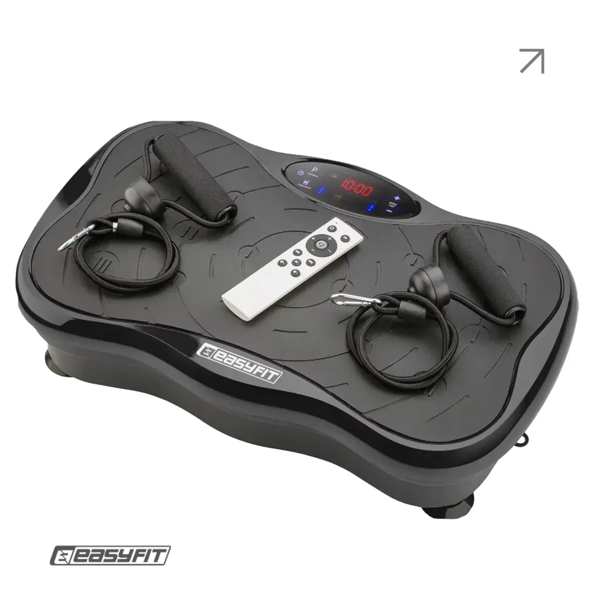 Віброплатформа EasyFit ABS-пластик 53х32х13 см Чорна