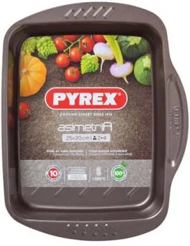Форма для запекания PYREX углеродная сталь 25x20 см прямоугольная