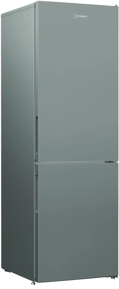 Холодильник Indesit с нижним морозильником 343л электронный для хранения продуктов серебристый