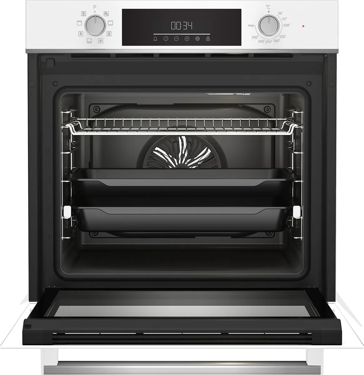 Духовой шкаф Beko электрический 72л A конвекция гриль для приготовления пищи встроенная белая