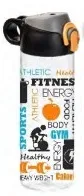 Бутылка для воды Herevin пластиковая 0.75 л Fitness прозрачная.