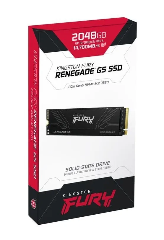 Накопичувач SSD Kingston M.2 2TB PCIe 5.0 FURY Renegade