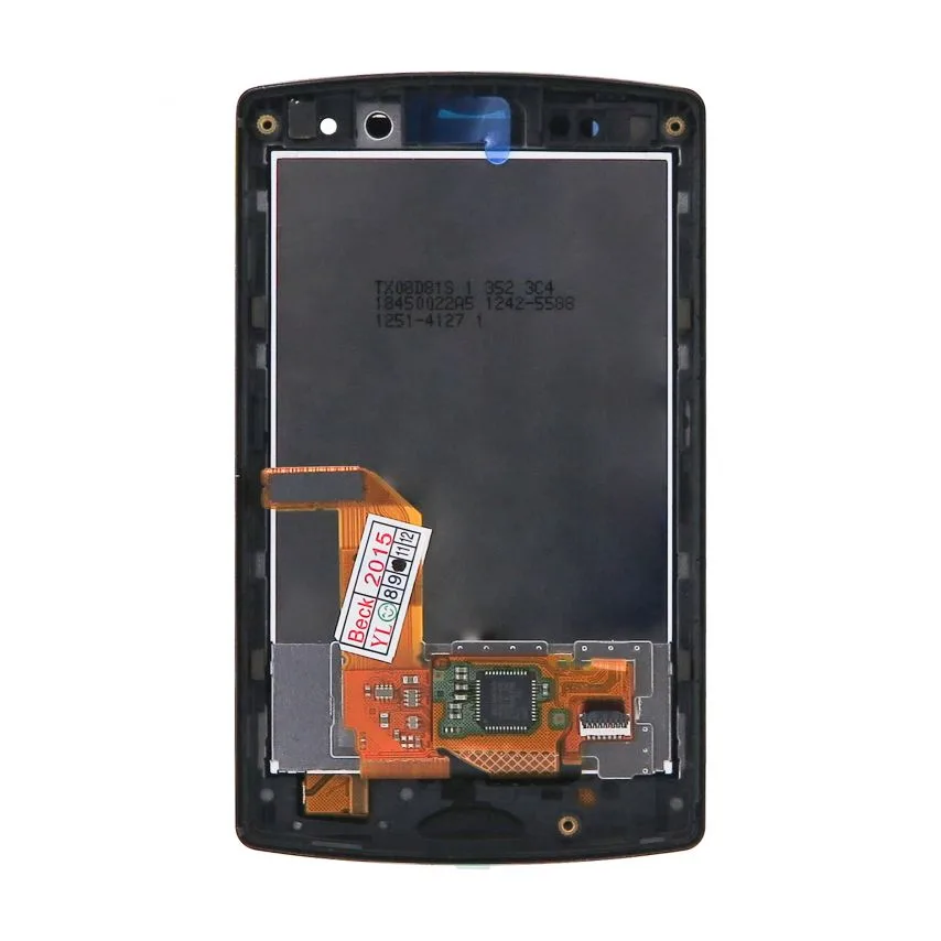 Дисплей Sony LCD 4 дюйми чорний з сенсором і рамкою Original Quality