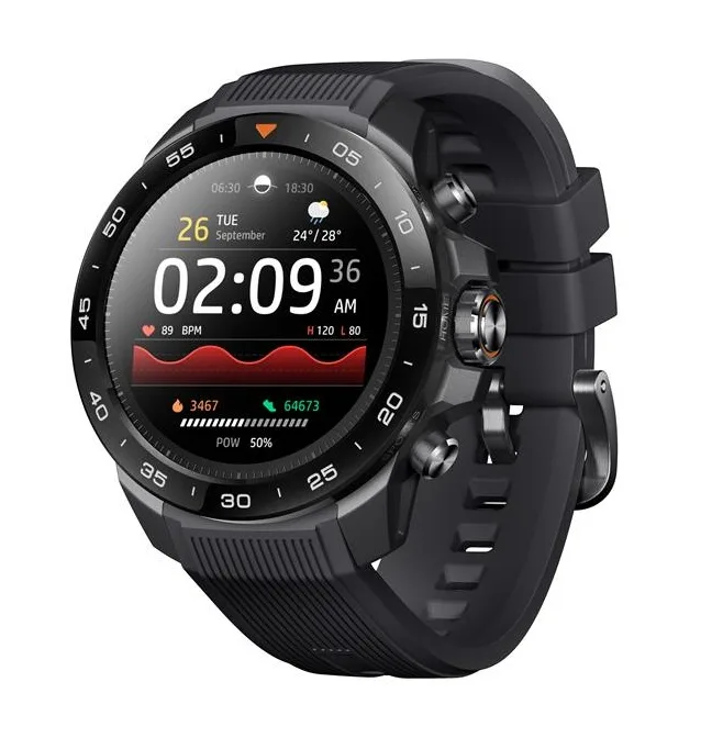 Смарт-годинник Mibro AMOLED 48мм чорний 10 ATM Dual-band GPS