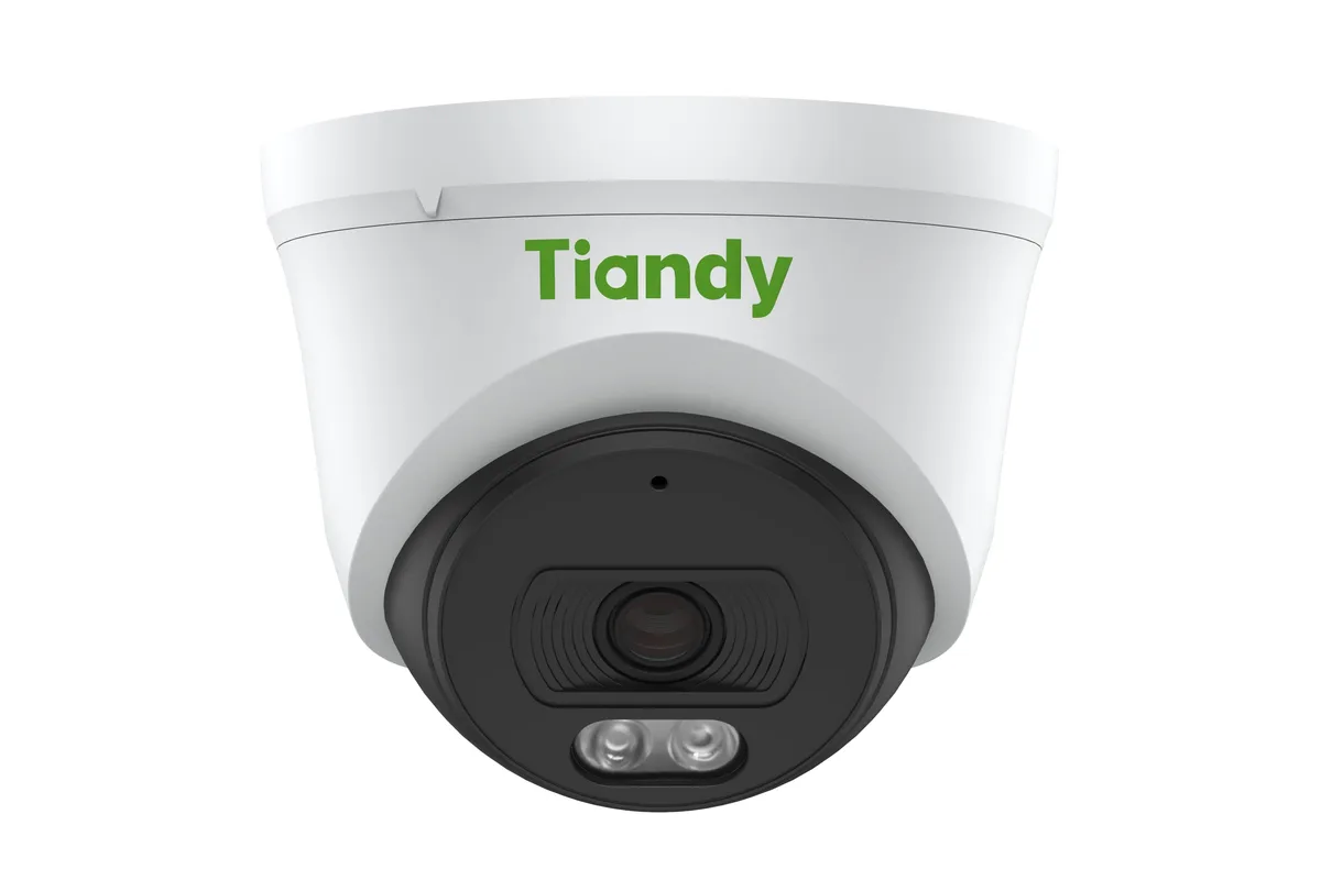IP-камера Tiandy TC-C34XN Спецификация: I3W/E/Y/2.8mm/V4.2, 4MP, Цветная купольная камера, 2.8mm, f/1.6, LED 15м, ИК 30м, DC 12V, PoE.