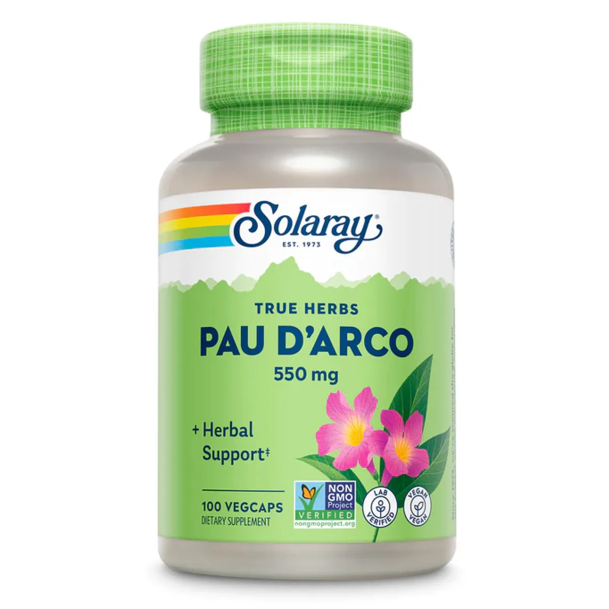 Pau D'Arco Bark 550mg капсулы 100 шт натуральные антиоксиданты