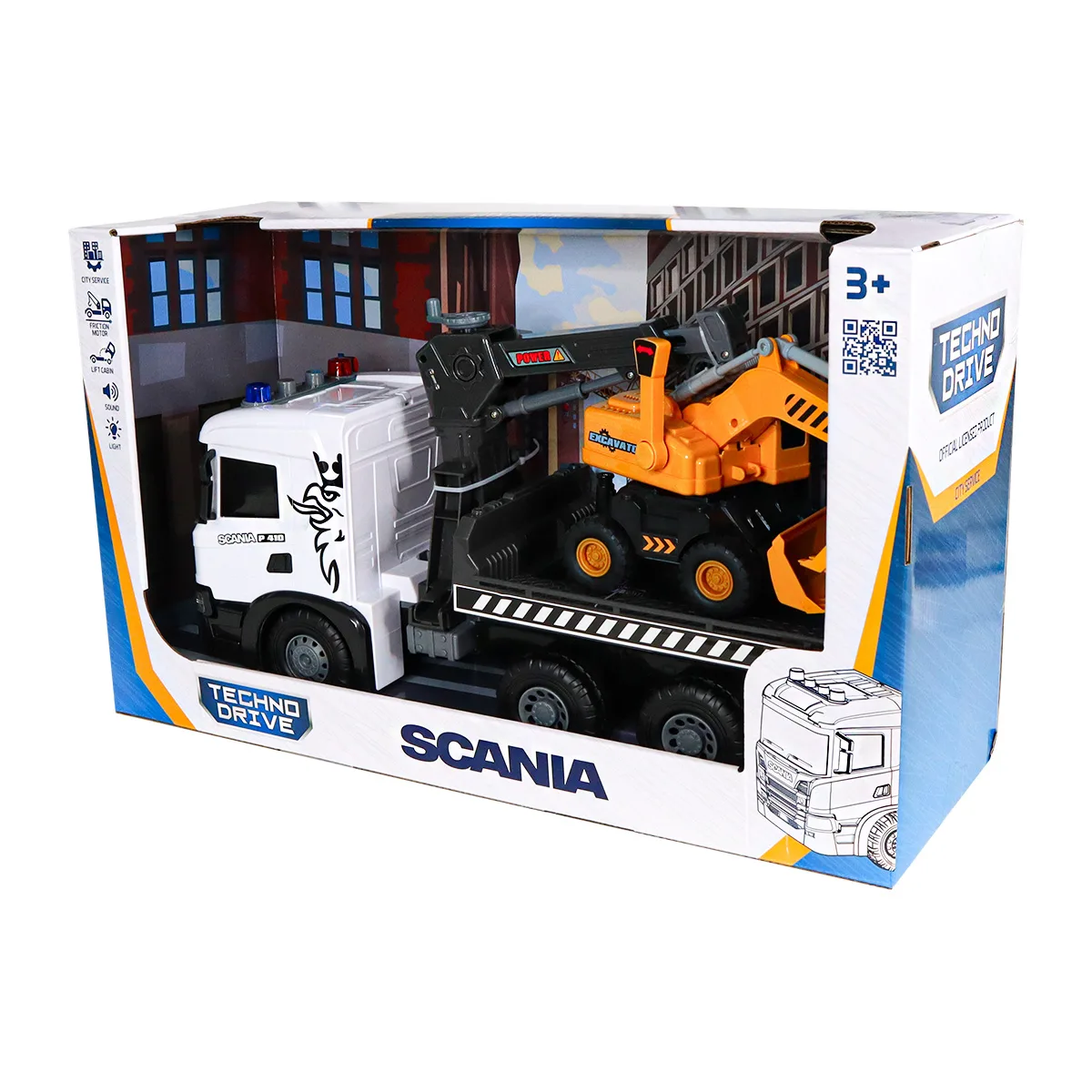 Ігровий набір TechnoDrive АБС 52,2х18,6х26 см з світлом і звуком