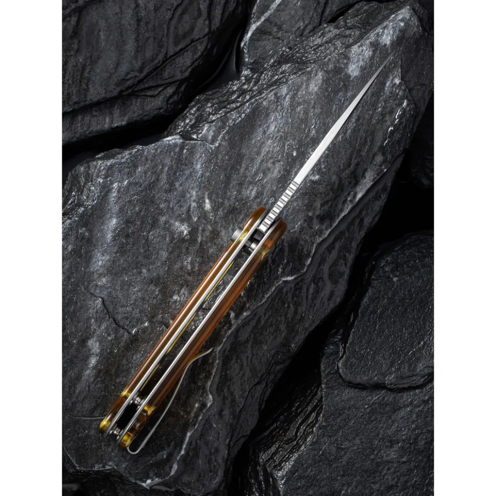 Нож складной карманный Civivi Nitro-V 75,1 мм Золотой Ultem