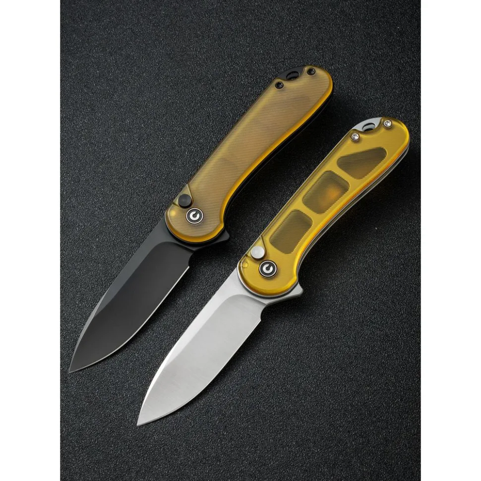 Нож складной карманный Civivi Nitro-V 75,1 мм Золотой Ultem