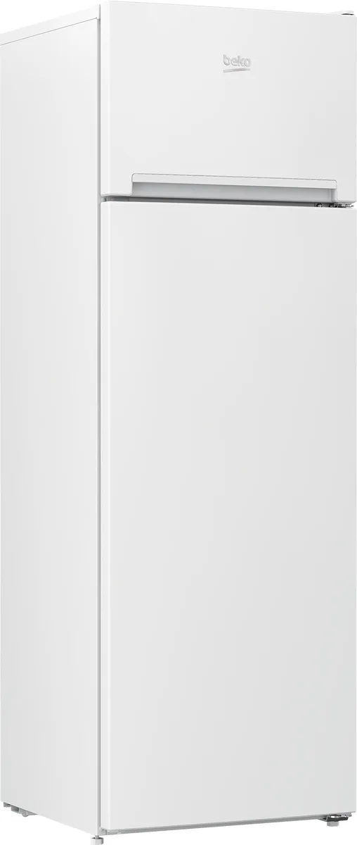 Холодильник Beko з верхнім морозильником 250л для зберігання продуктів побутовий холодильник білий