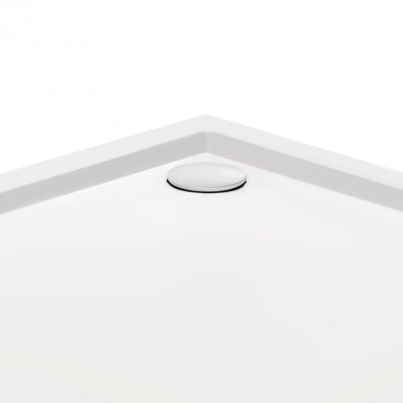 Душовий піддон Qtap 301112 акриловий 100x100 см білий квадратний