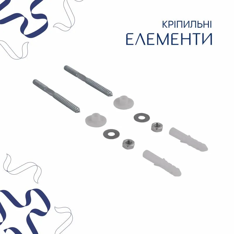 Раковина підвісна Qtap Nando LT чорна керамічна 500х420х130 мм
