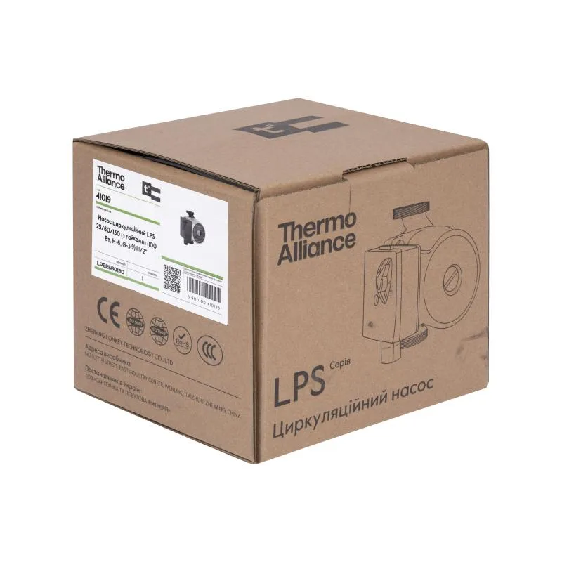 Циркуляційний насос Thermo Alliance LPS 25/60/130 3 режими роботи 220/230 В 1 1/2"
