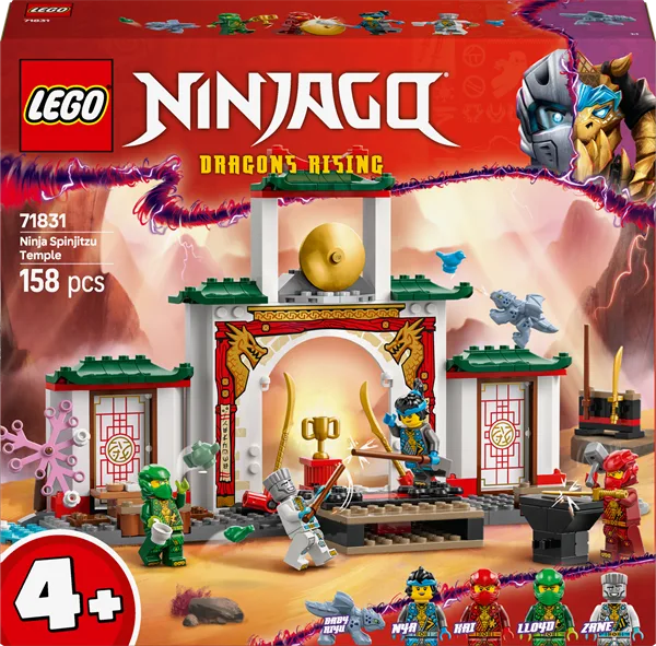 LEGO NINJAGO Храм ніндзя 158 деталей Пластик 28х26х6 см