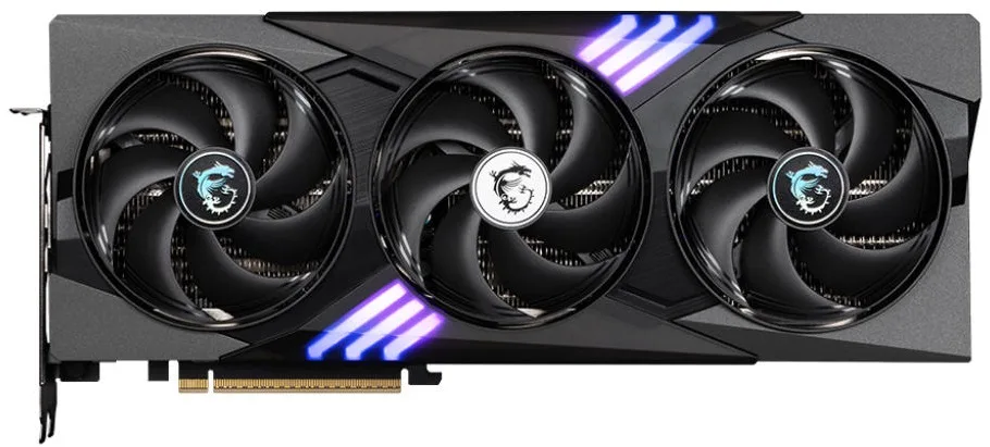Відеокарта MSI 16GB GDDR7 GAMING TRIO OC 300 Вт 256 біт