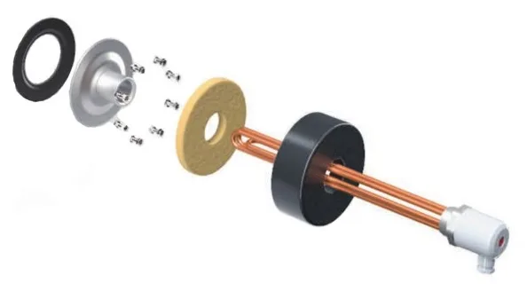 Електричний обігрівач TESY ACS El Kit 3kW-PLUG AND PLAY V1404 3кВт 6/4" з термостатом та фланцем.