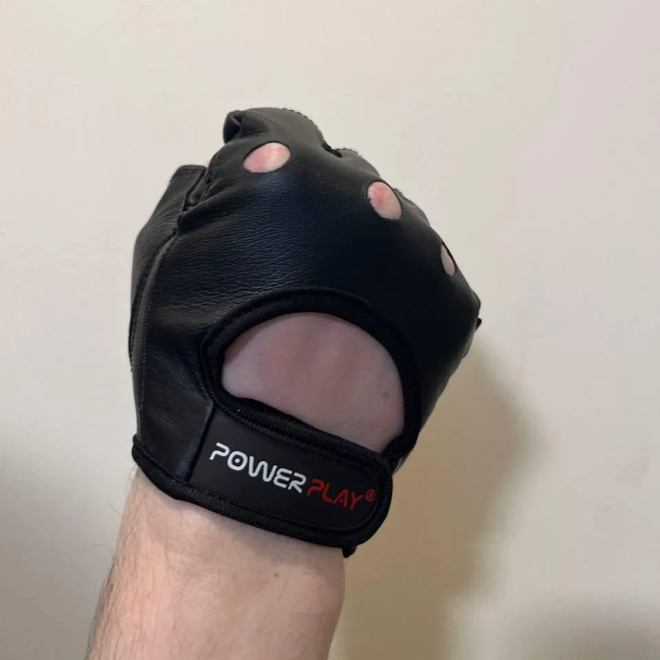 Рукавички для фітнесу Active Point штучна шкіра XL чорні