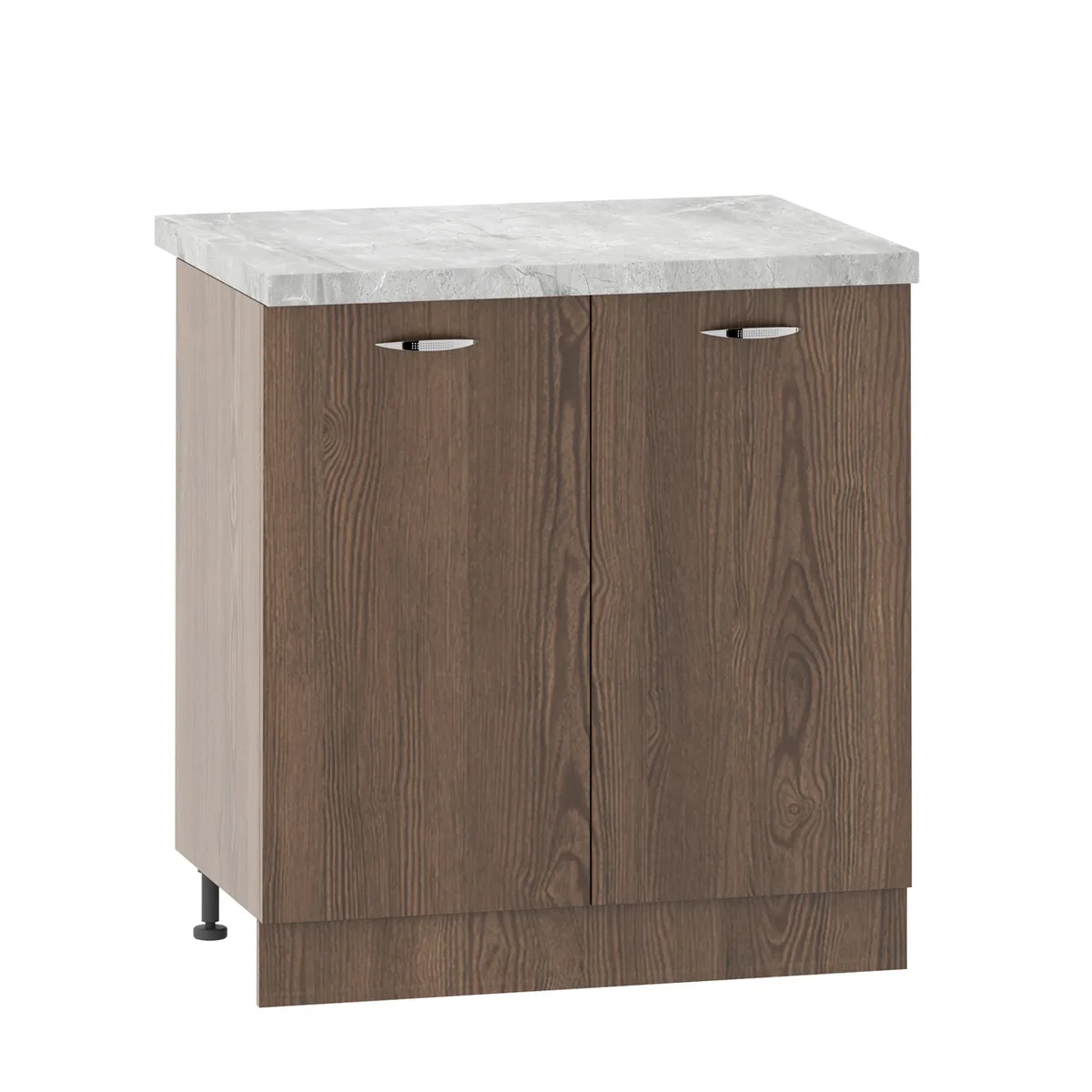 Шкаф нижний МК Compact Лдсп 820х800х460мм Дуб Родос темный модульный кухонный шкаф для хранения мебели