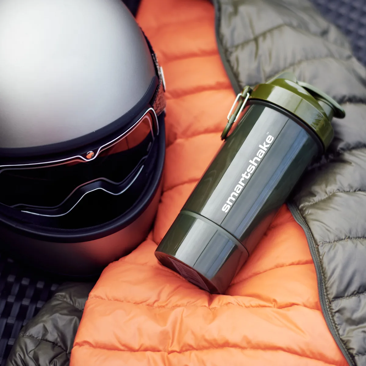 Шейкер спортивний SmartShake пластик 800 мл зелений