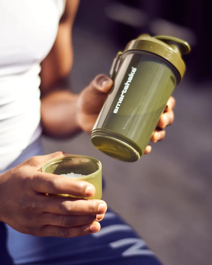 Шейкер спортивний SmartShake пластик 800 мл зелений