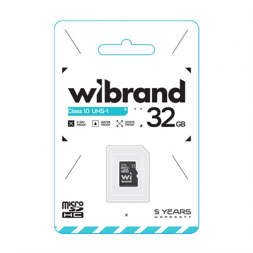 Карта пам'яті Wibrand MicroSDHC 32GB UHS-I Class 10