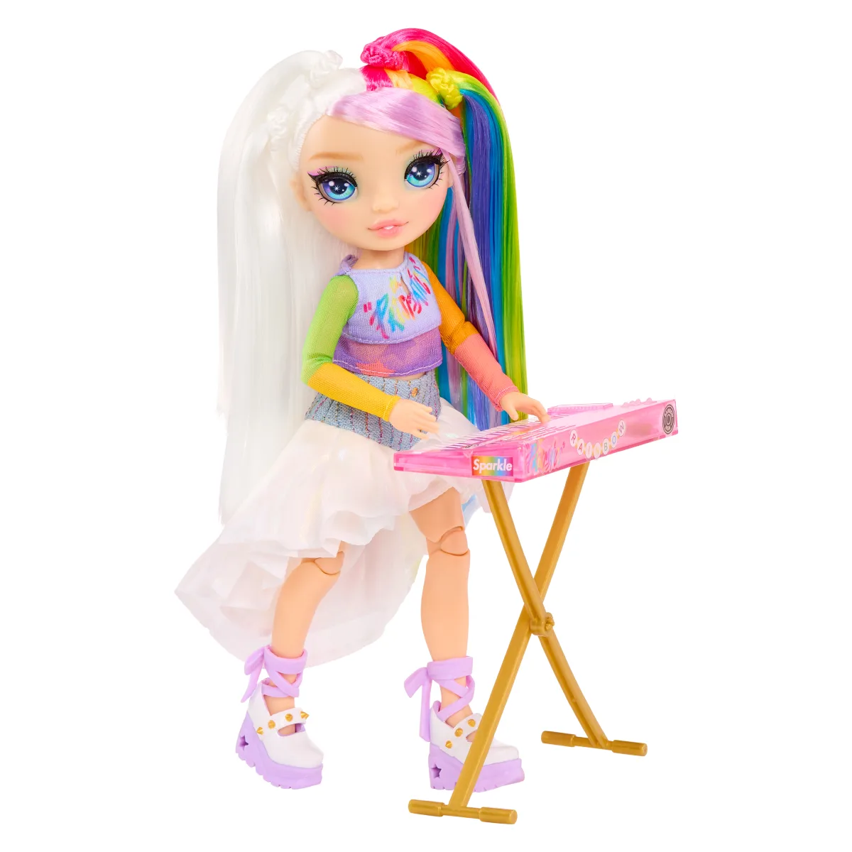 Лялька Rainbow High Junior High Rockband комбіновані матеріали 25 см різнокольорова