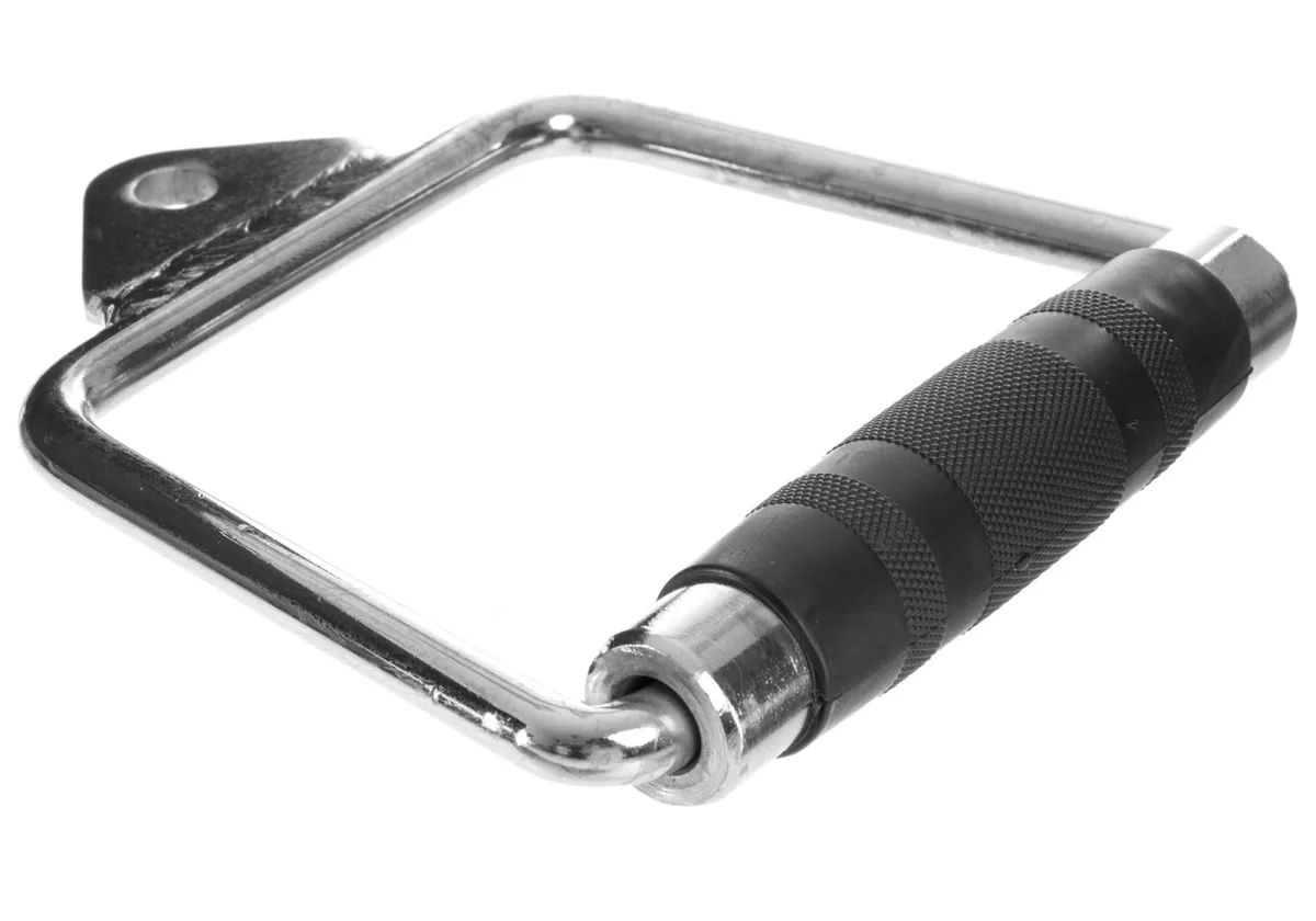 Ручка для тяги EasyFit сталь 145х130 мм обрезинена чорна.