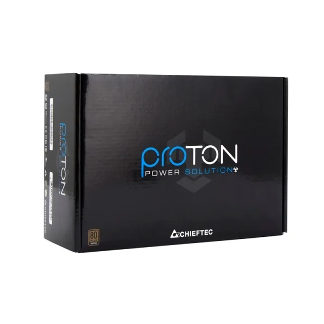 Блок питания CHIEFTEC Proton (600W), >85%, 80+ Bronze, 120мм, 1xMB 24pin(20+4), 1xCPU 8pin(4+4), 3xMolex, 6xSATA, 2xPCIe 8pin(6+2)