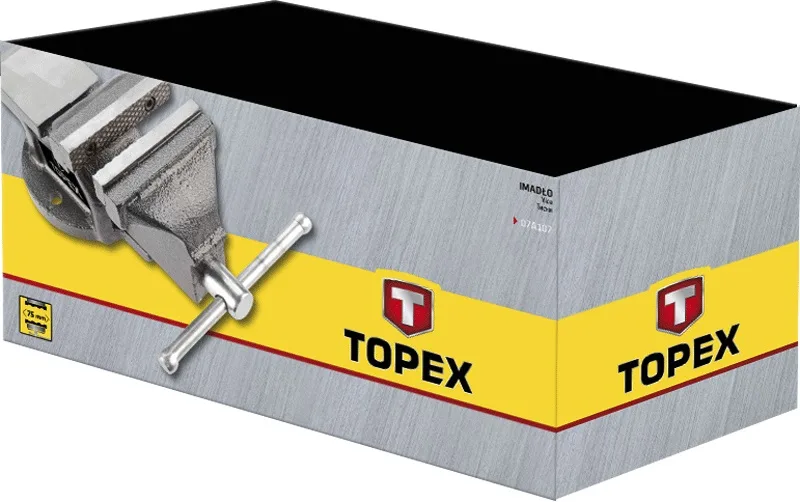 Лещата TOPEX чавунні 75 мм для слюсарних робіт
