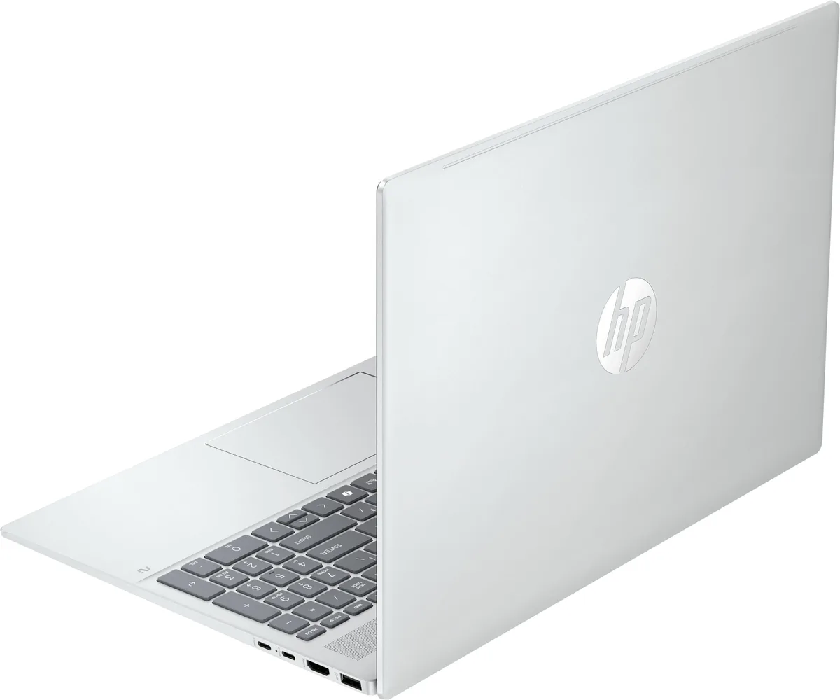 Ноутбук HP OmniBook 5 16-af1017ua 16" WUXGA IPS AG, Intel U7-255U, 16GB, F1TB, UMA, DOS, сріблястий