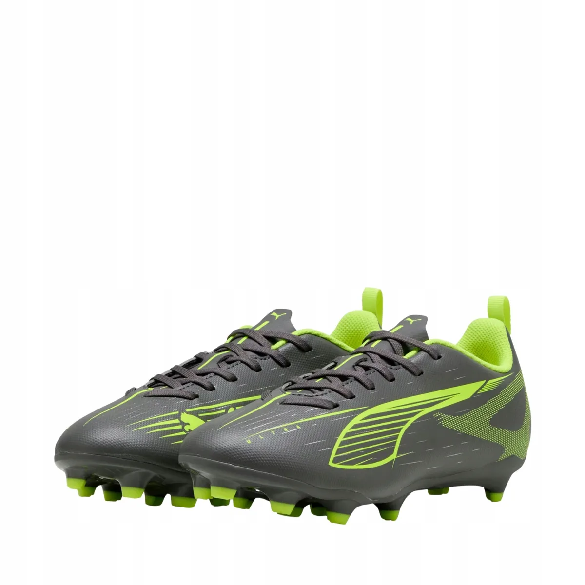 Футбольні бутси PUMA синтетика 37.5 Matte Aged Silver жовті акценти