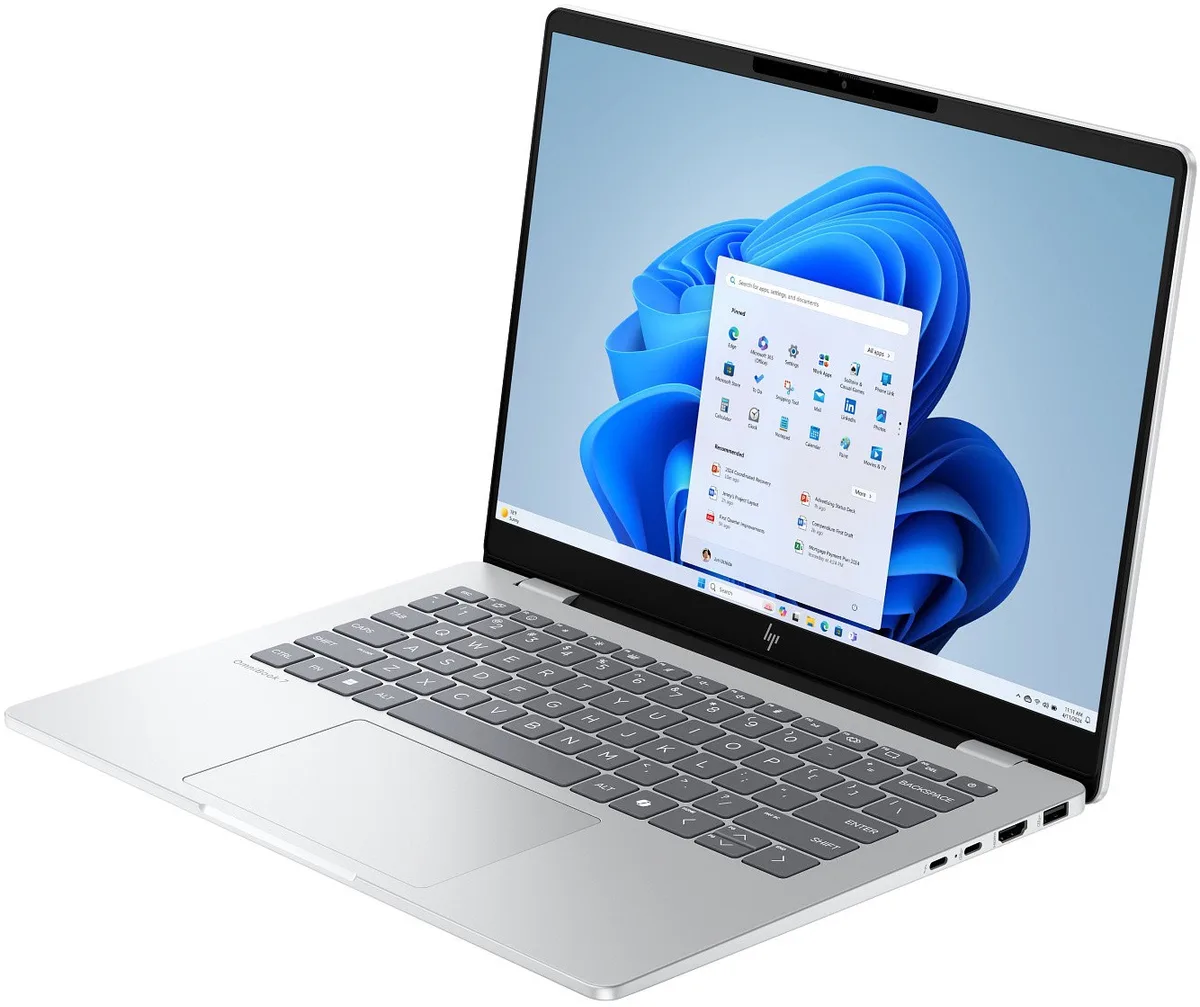Ноутбук HP OmniBook 7 14-fr0005ua 14" WUXGA IPS, Intel U5-225U, 16GB, F512GB, UMA, Win11P, серебристый.
