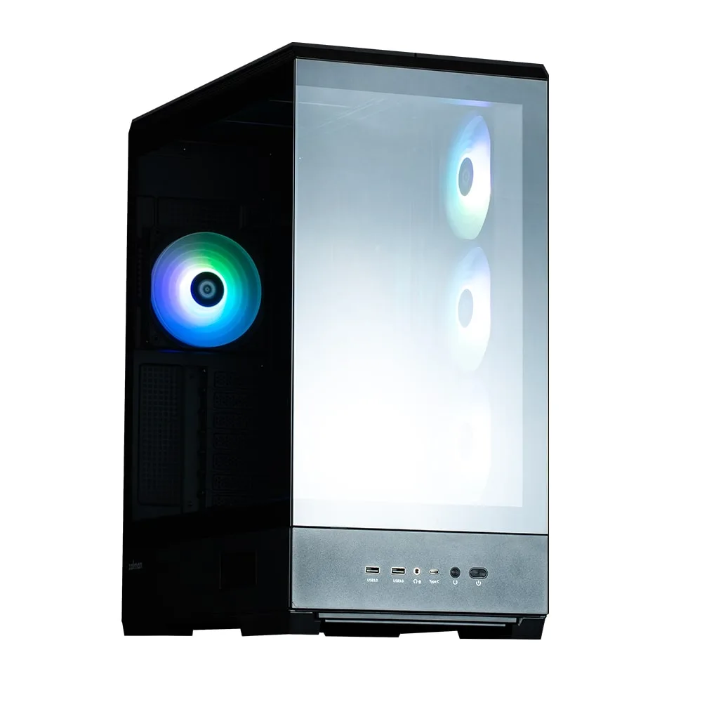 Корпус Zalman P50 DS без БЖ, 2xUSB3.0, 1xUSBType-C, 4x120мм ARGB, VGA 435мм, LCS ready, TG Side Panel, ATX, чорний