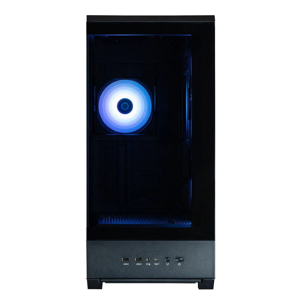 Корпус Zalman P50 DS без БЖ, 2xUSB3.0, 1xUSBType-C, 4x120мм ARGB, VGA 435мм, LCS ready, TG Side Panel, ATX, чорний
