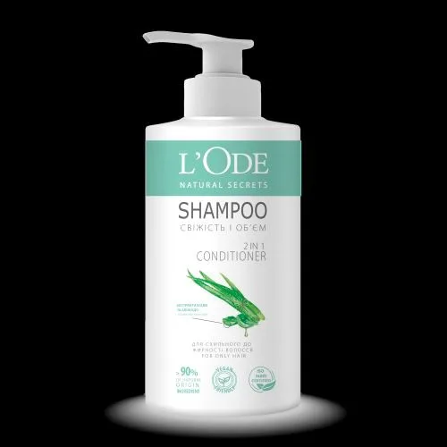 Шампунь-кондиціонер L'Ode Natural Secrets 900г для волосся з алое віра та вітаміном Е