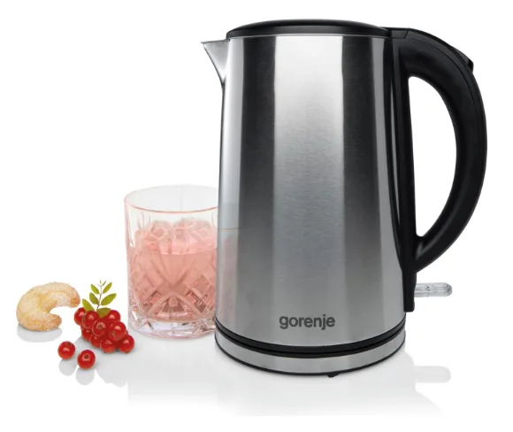 Електрочайник Gorenje Нержавіюча сталь 1,5 л Сріблястий