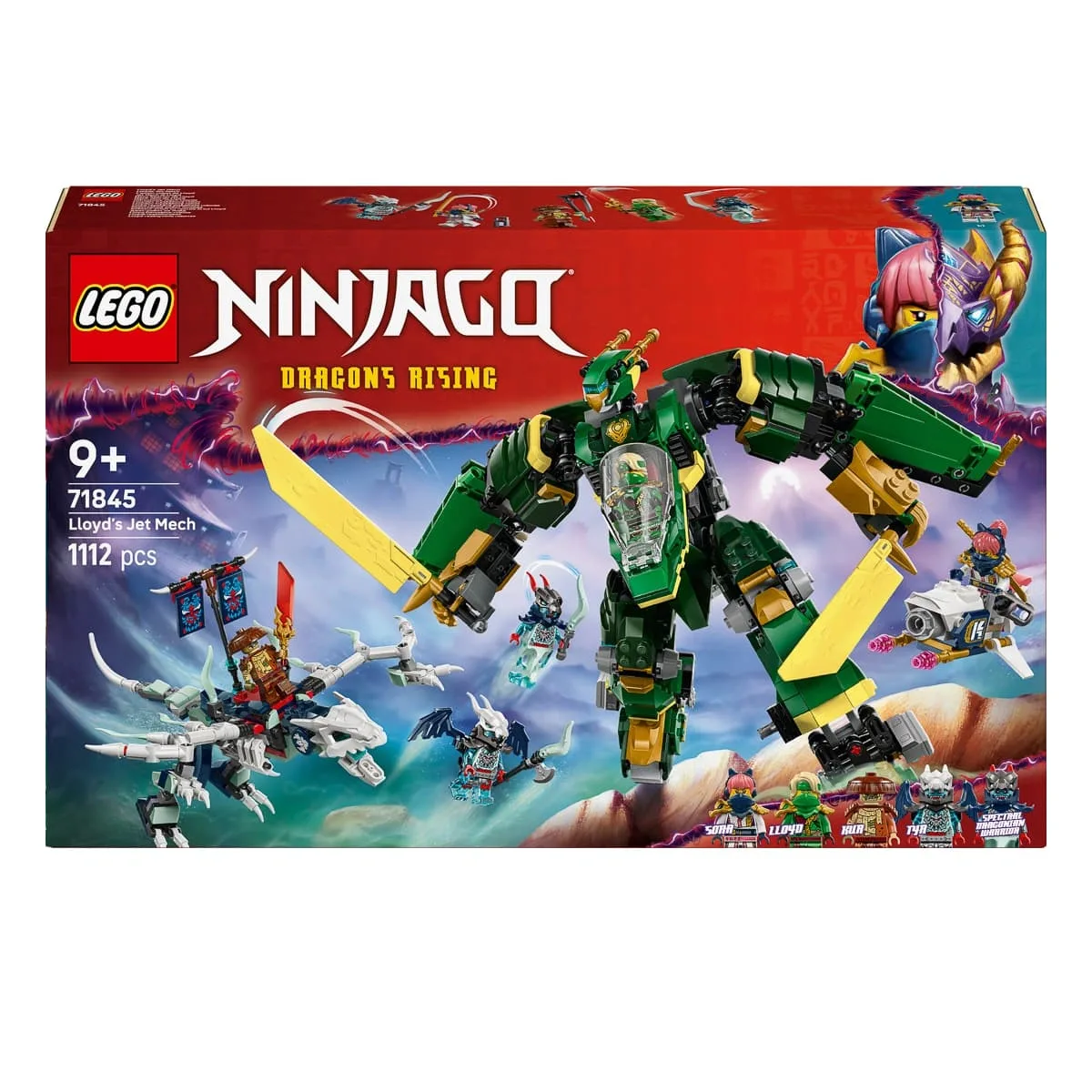 Конструктор LEGO Ninjago робот 5 мініфігурок різнокольоровий