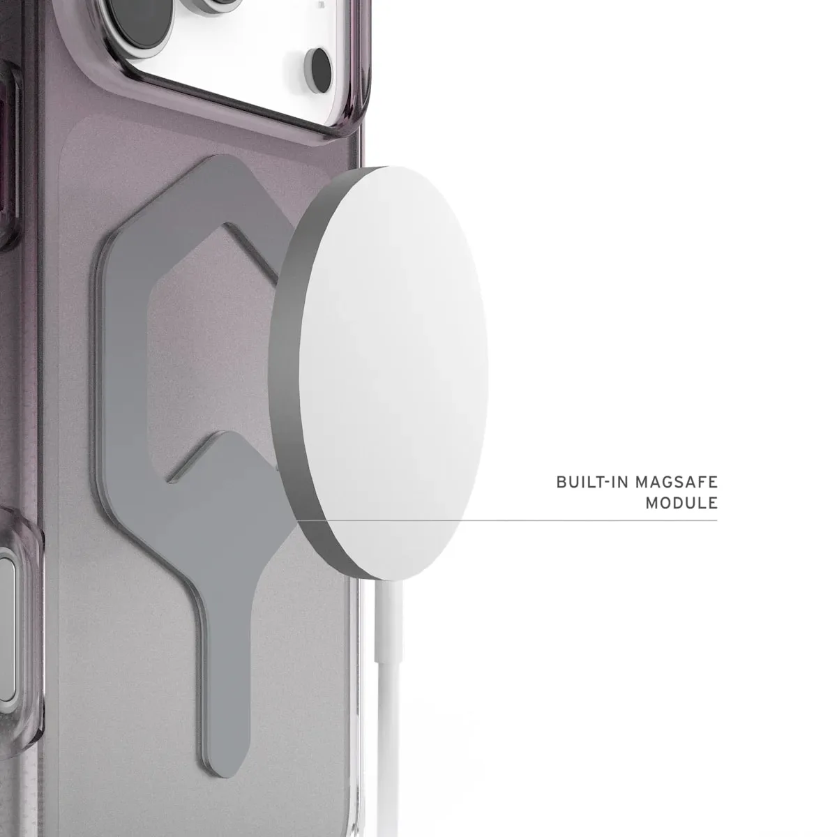 Чохол UAG для iPhone 17 Pro Max, Plyo MagSafe, Black/Clear Ombre