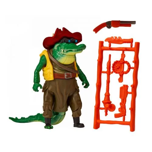 Лезерхед TMNT крокодил лиходій з рухомими частинами для колекції та гри.