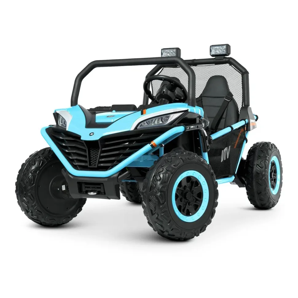 Дитячий електромобіль Bambi Racer пластик метал 123х78х80 см Синій