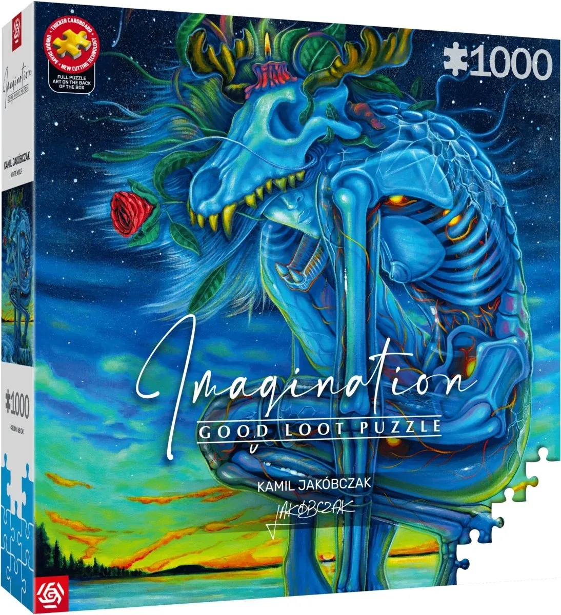 Пазл GoodLoot Imagination: Kamil Jakobczak White Wolf 1000 ел.
