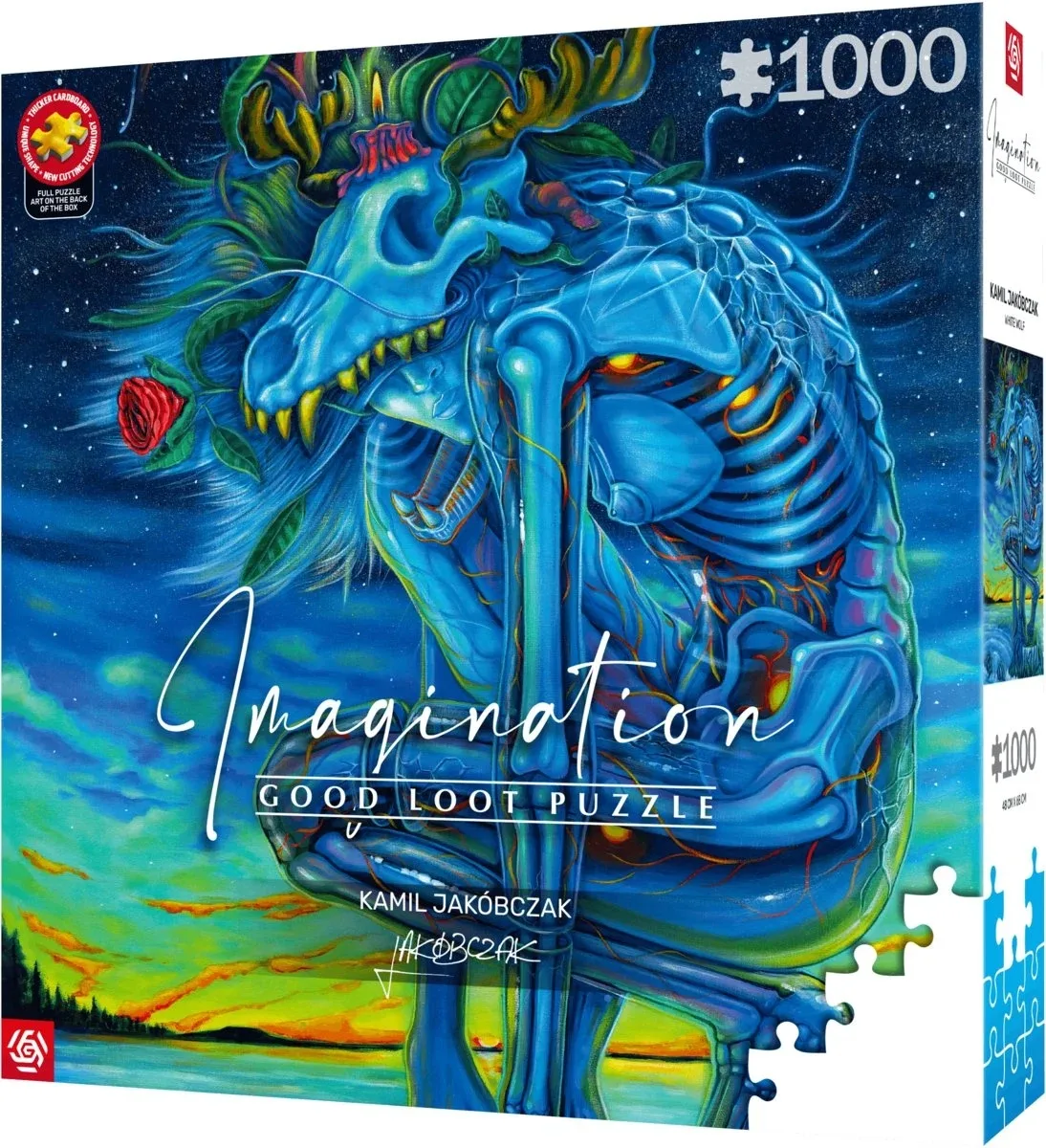 Пазл GoodLoot Imagination: Kamil Jakobczak White Wolf 1000 ел.