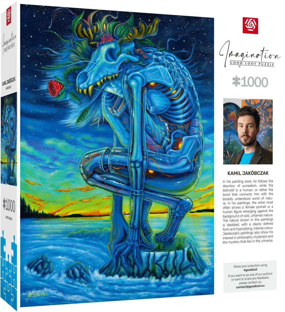 Пазл GoodLoot Imagination: Kamil Jakobczak White Wolf 1000 ел.