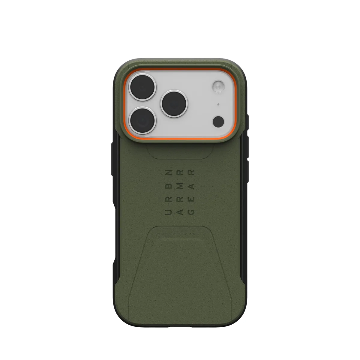 Чохол UAG для iPhone 17 Pro, Civilian MagSafe, Olive/Orange