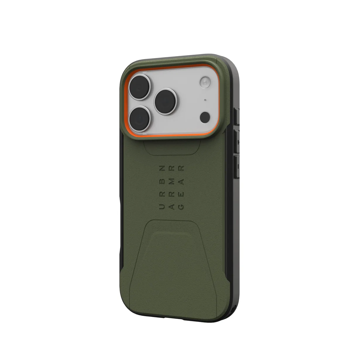 Чохол UAG для iPhone 17 Pro, Civilian MagSafe, Olive/Orange