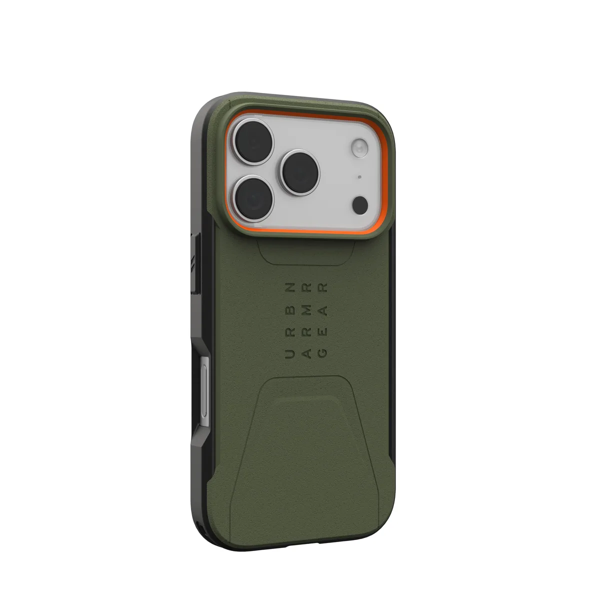 Чохол UAG для iPhone 17 Pro, Civilian MagSafe, Olive/Orange