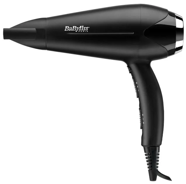 Фен Babyliss Turbo Smooth 2200 Вт 3 режими дифузор іонізація чорний