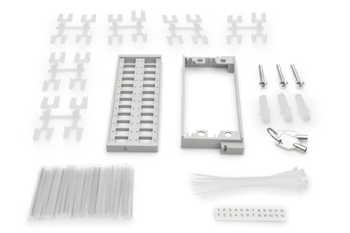 Розподільча коробка DIGITUS Outdoor FTTH, 24x SC/SX or LC/DX adapters, 24 splices