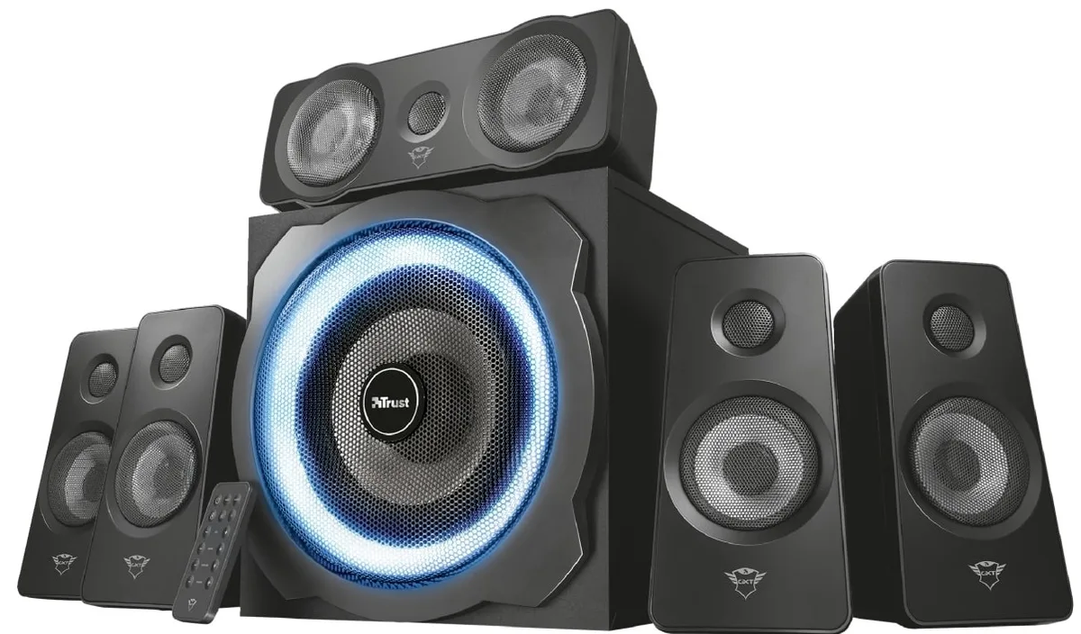 Акустична система Trust GXT 658 Tytan 5.1, 90Вт, AUX, чорний