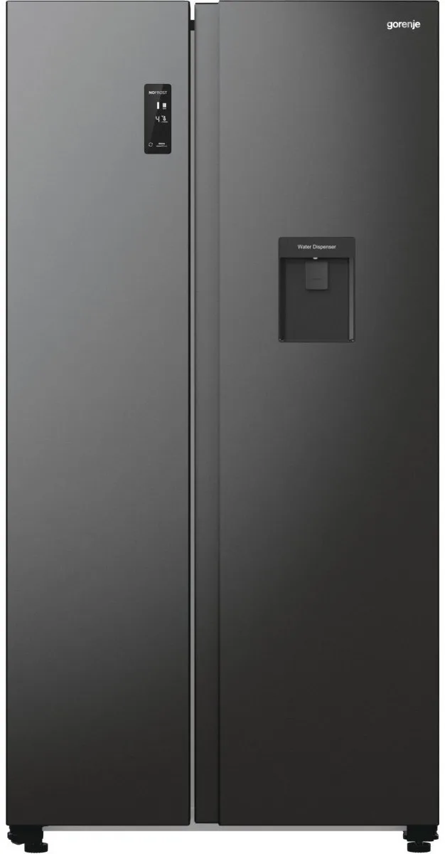 Холодильник Gorenje SBS 353л 2 двері з диспенсером води для дому та офісу з функцією суперзаморожування